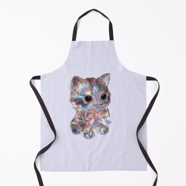 Item preview, Kawaii 3D Iridescent Jelly Cat - Coquette Aesthetic Sticker designed and sold by Modavedrake.