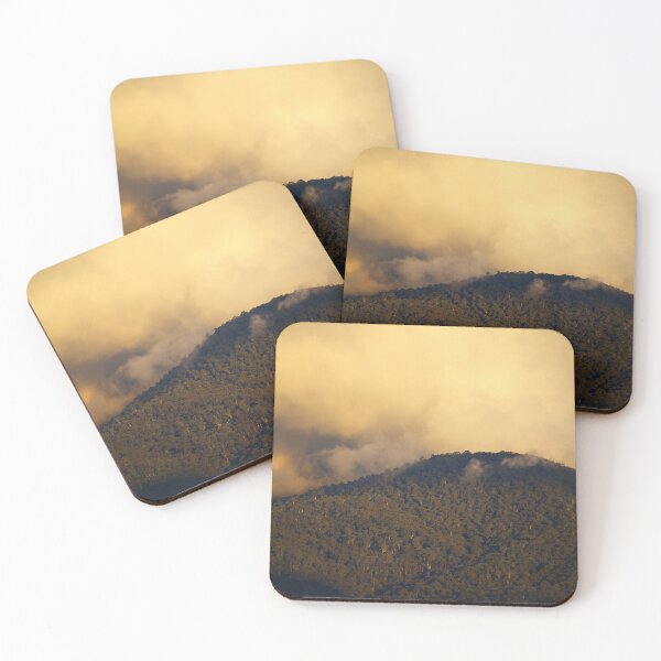 Item preview, Little Mt Bogong Yellow Sunset Light designed and sold by Joy Watson - Natural Light Photography .