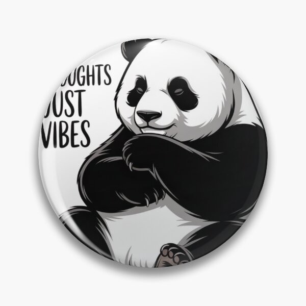 Item preview, No Thoughts Just Vibes Panda designed and sold by Redwan58.