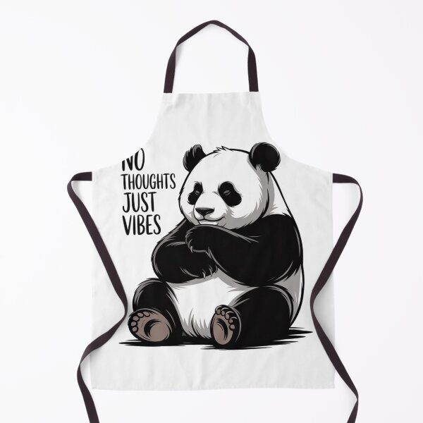Item preview, No Thoughts Just Vibes Panda designed and sold by Redwan58.