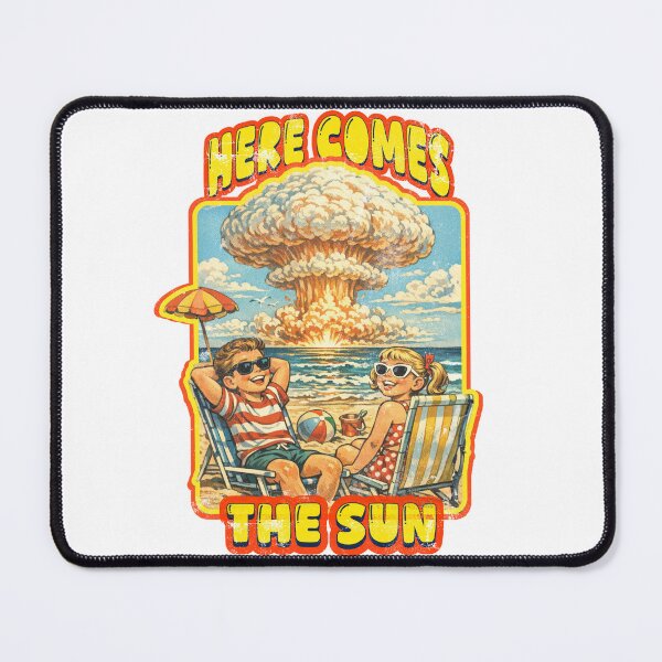 Item preview, Nuclear Sunset & Here Comes the Sun designed and sold by Nacho Average Designs.