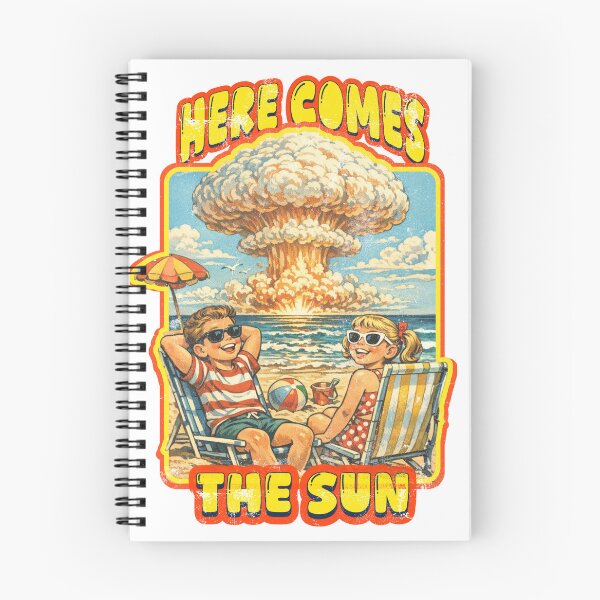 Item preview, Nuclear Sunset & Here Comes the Sun designed and sold by Nacho Average Designs.