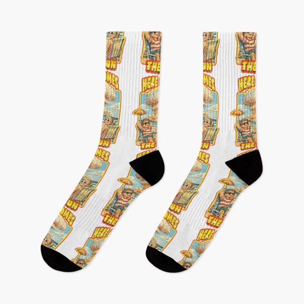 Item preview, Nuclear Sunset & Here Comes the Sun designed and sold by Nacho Average Designs.