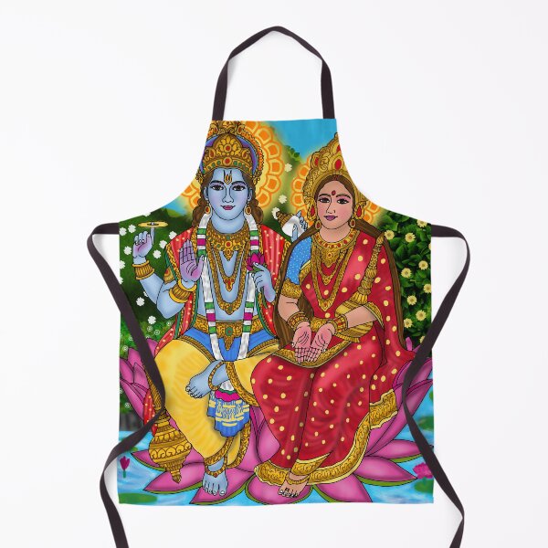 Item preview, Lakshmi Narayana Sacred Design – Hindu Spiritual Couple Artwork designed and sold by Harshit_Digital_Arts.