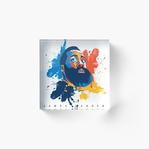 James Harden Hyper Color Acrylic Block