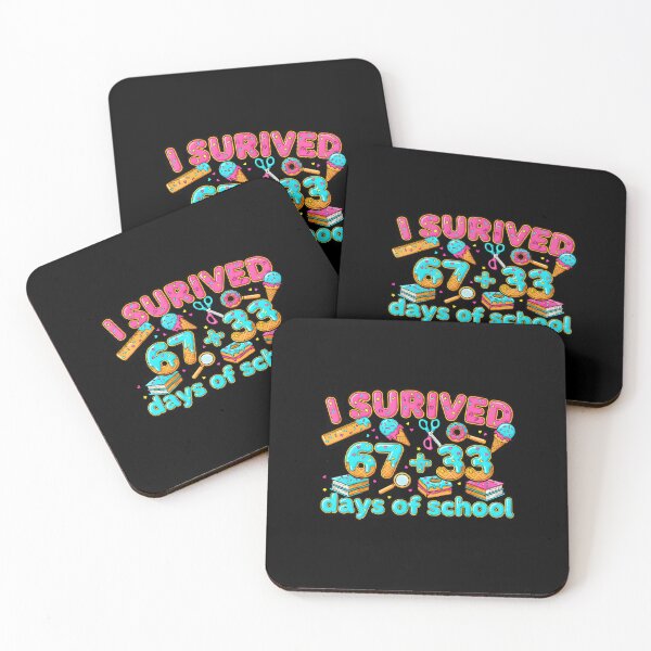 Item preview, I Survived 67 + 33 Days of School Funny Kids Celebration designed and sold by gladysenglish.