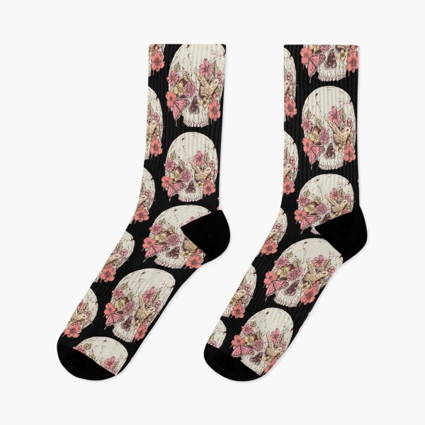 Item preview, Floral Skull Macabre Beauty Illustration designed and sold by mxelmurwemb46.