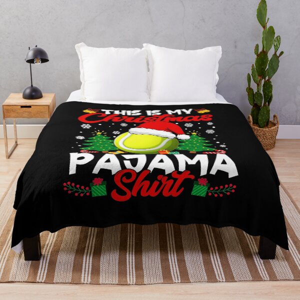 Item preview, This Is My Christmas Pajama Shirt Tennis Ball Holiday Funny designed and sold by WayTBeenkenArt.