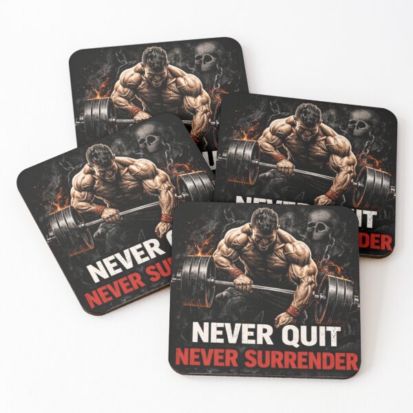 Item preview, NEVER QUIT NEVER SURRENDER designed and sold by SilentRep.