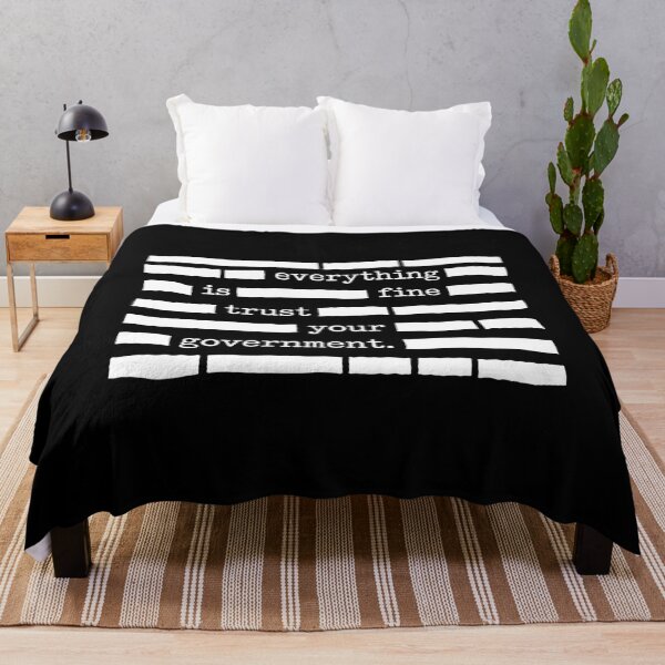 Item preview, Everything Is Fine Trust Your Government - Political Satire designed and sold by PixVib.