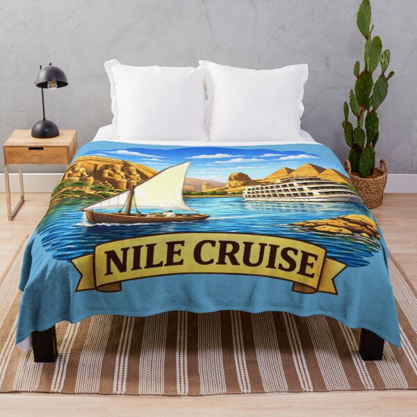 Item preview, Nile Cruise Egypt, Felucca and River designed and sold by Myra365Art.