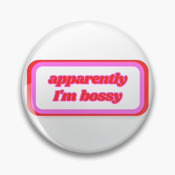 Item preview, Quotes: apparently I'm bossy, statement, phrase, humorous  designed and sold by AASparksDesigns.
