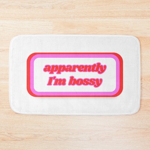 Item preview, Quotes: apparently I'm bossy, statement, phrase, humorous  designed and sold by AASparksDesigns.