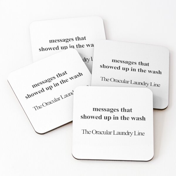 Item preview, Messages That Showed Up in the Wash designed and sold by birdspinestudio.