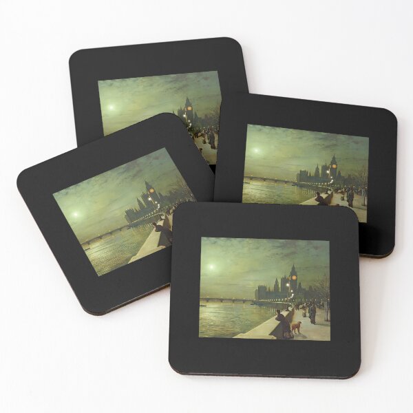 Item preview, Moody Night Cityscape Classical Fine Art designed and sold by mxelmurwemb46.