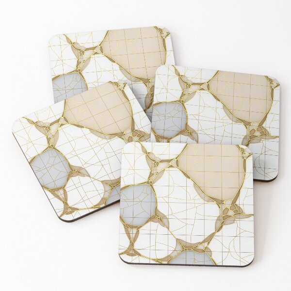 Item preview, Japanese Kintsugi Gold Tiles designed and sold by Kibatsu.