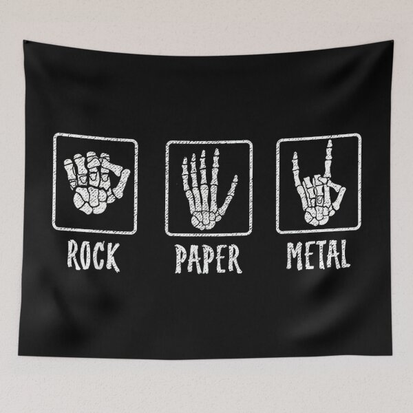 Item preview, Heavy Metal Fan - Guitar and Skull Graphic designed and sold by AnnUWatts.