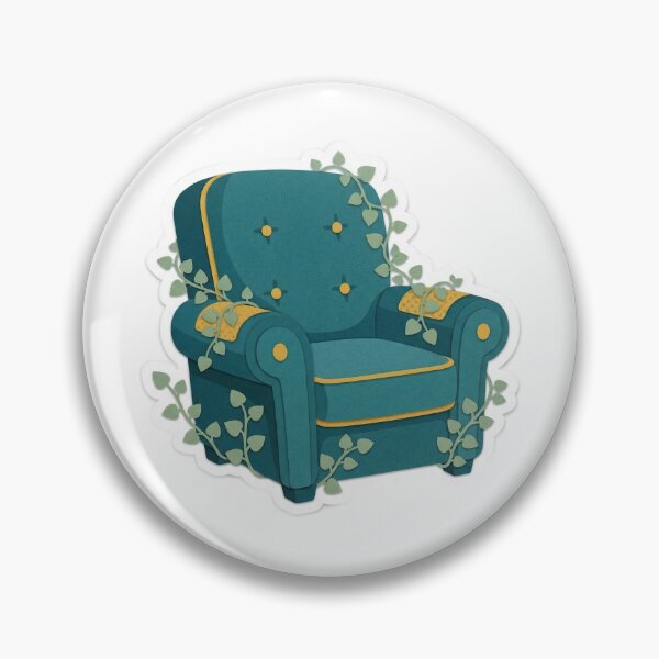 Item preview, Plush Armchair with Climbing Ivy designed and sold by belajarubic.