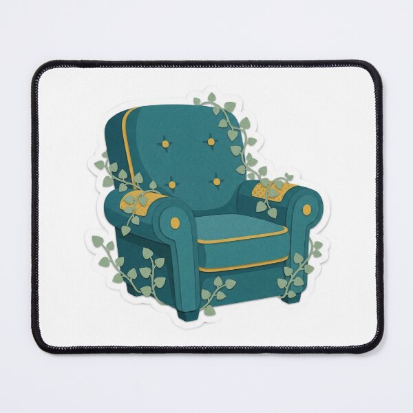 Item preview, Plush Armchair with Climbing Ivy designed and sold by belajarubic.