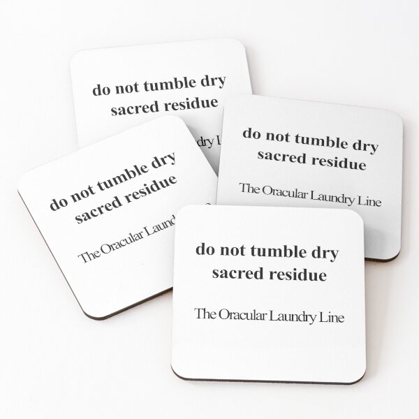 Item preview, Do Not Tumble Dry Sacred Residue designed and sold by birdspinestudio.