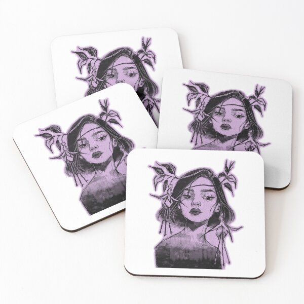 Item preview, FUCHSIA FLOWER CROWN WOMAN PURPLE designed and sold by melyverso.