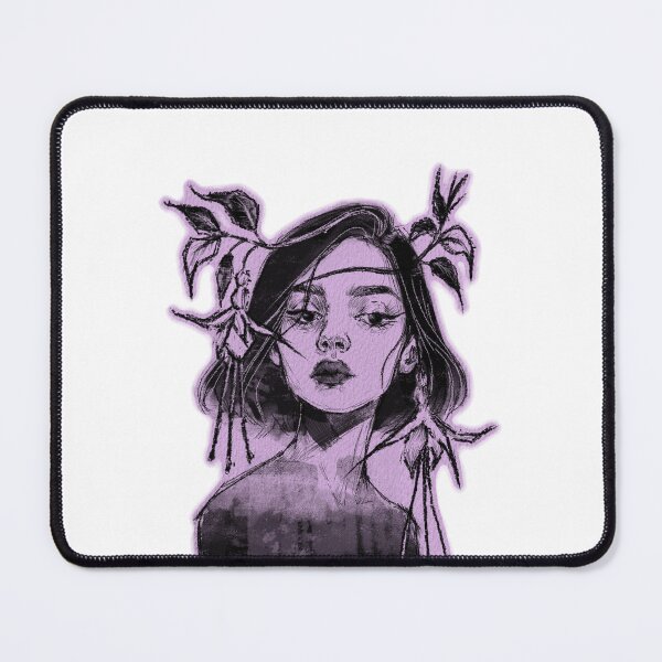 Item preview, FUCHSIA FLOWER CROWN WOMAN PURPLE designed and sold by melyverso.