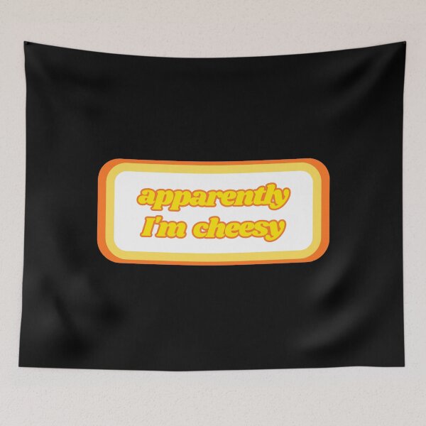 Item preview, Quotes: apparently I'm cheesy, statement, phrase, Humor  designed and sold by AASparksDesigns.