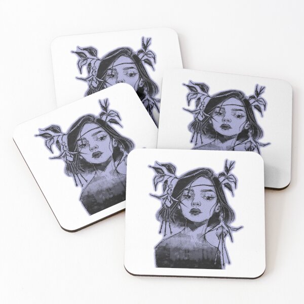 Item preview, FUCHSIA FLOWER CROWN WOMAN INDIGO designed and sold by melyverso.