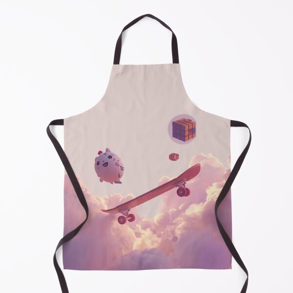 Item preview, Dreamcore Skateboard Aesthetic with Cute Character & Floating Nostalgia Objects designed and sold by trendplusco.