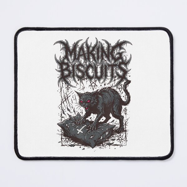 Item preview, Death Metal Cat Making Biscuits Funny Heavy Metal designed and sold by AnnUWatts.