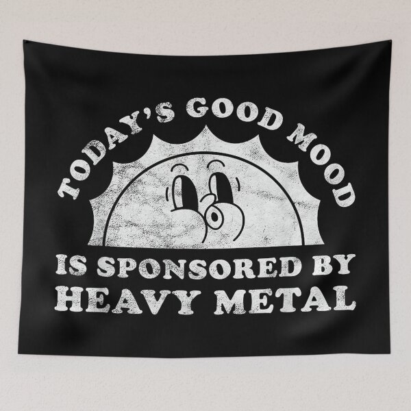 Item preview, Funny Cute Vintage Retro Heavy Metal or Heavy Metal designed and sold by AnnUWatts.
