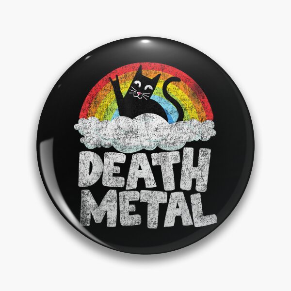 Item preview, Cat Rainbow Heavy Metal Band Kids Goth Funny Death Metal  designed and sold by AnnUWatts.