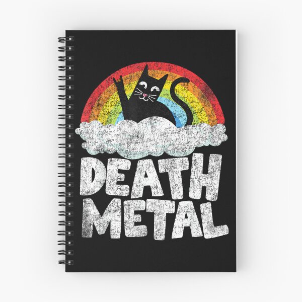 Item preview, Cat Rainbow Heavy Metal Band Kids Goth Funny Death Metal  designed and sold by AnnUWatts.