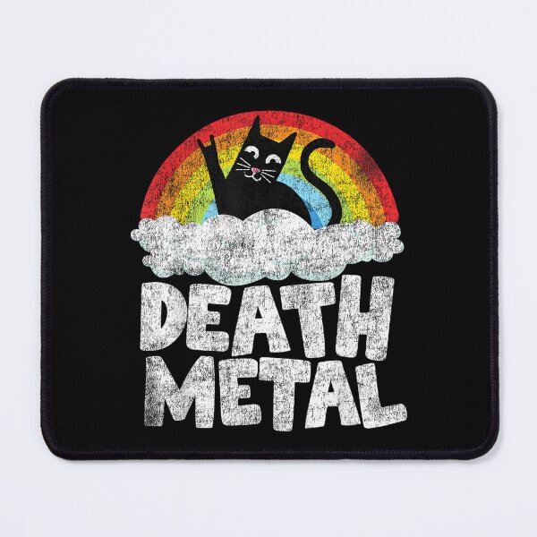 Item preview, Cat Rainbow Heavy Metal Band Kids Goth Funny Death Metal  designed and sold by AnnUWatts.