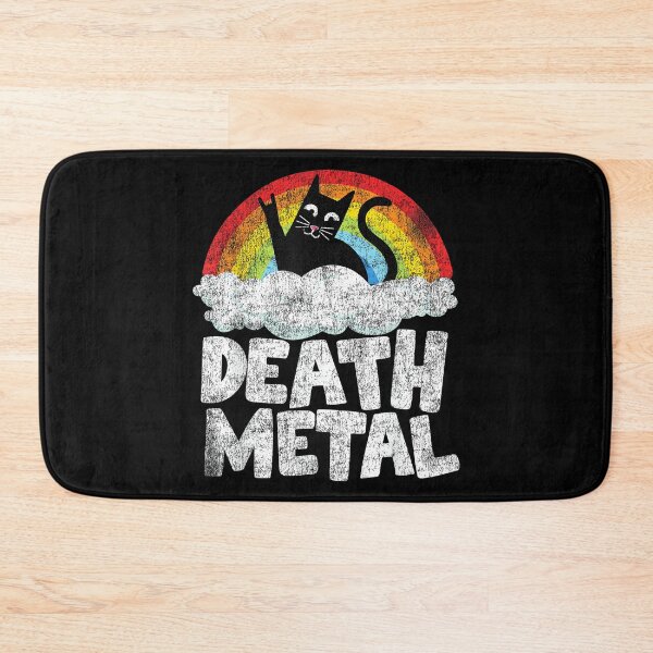 Item preview, Cat Rainbow Heavy Metal Band Kids Goth Funny Death Metal  designed and sold by AnnUWatts.