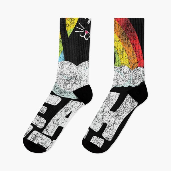Item preview, Cat Rainbow Heavy Metal Band Kids Goth Funny Death Metal  designed and sold by AnnUWatts.