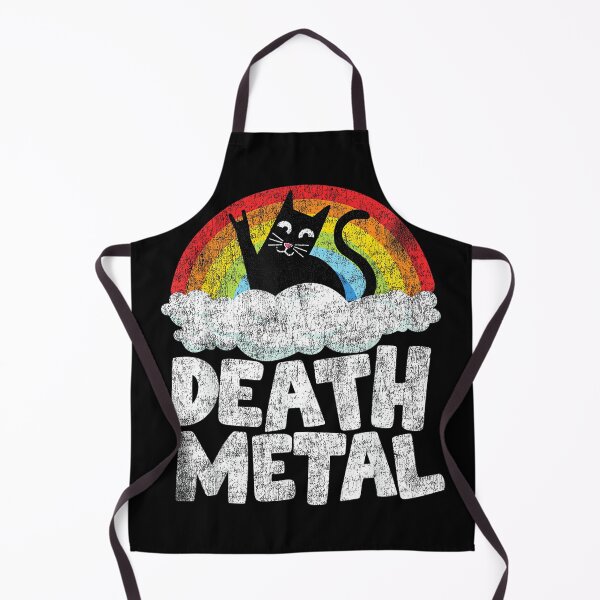 Item preview, Cat Rainbow Heavy Metal Band Kids Goth Funny Death Metal designed and sold by AnnUWatts.