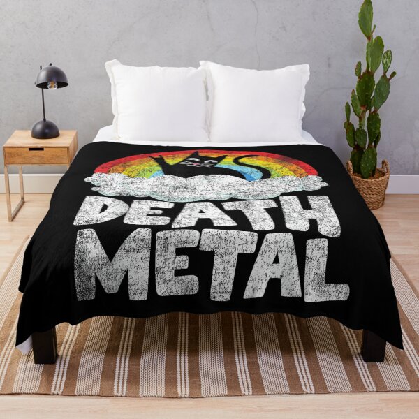 Item preview, Cat Rainbow Heavy Metal Band Kids Goth Funny Death Metal  designed and sold by AnnUWatts.