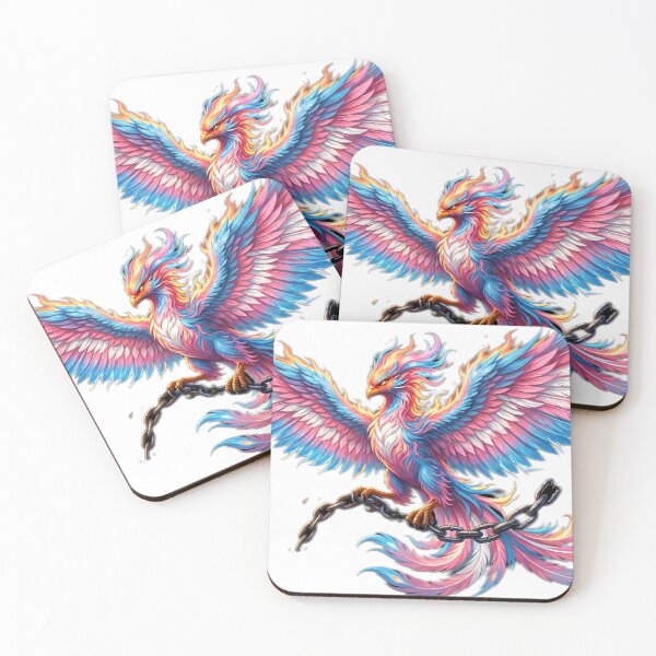 Item preview, Transgender Pride Phoenix  designed and sold by Curiosity-Shop.