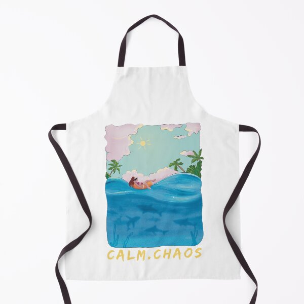 Item preview, Summer vibe ocean illustration with sharks designed and sold by art-injoy.