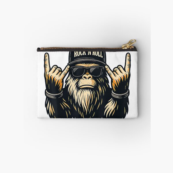 Item preview, Bigfoot Rock On Sasquatch Heavy Metal Vibes Men Women designed and sold by AnnUWatts.
