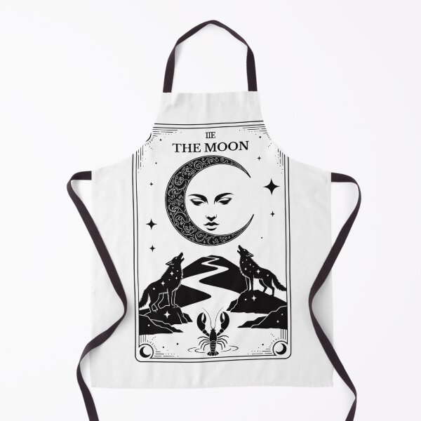 Item preview, The Moon Tarot - Major Arcana Mystical Card designed and sold by SoloviiShop.