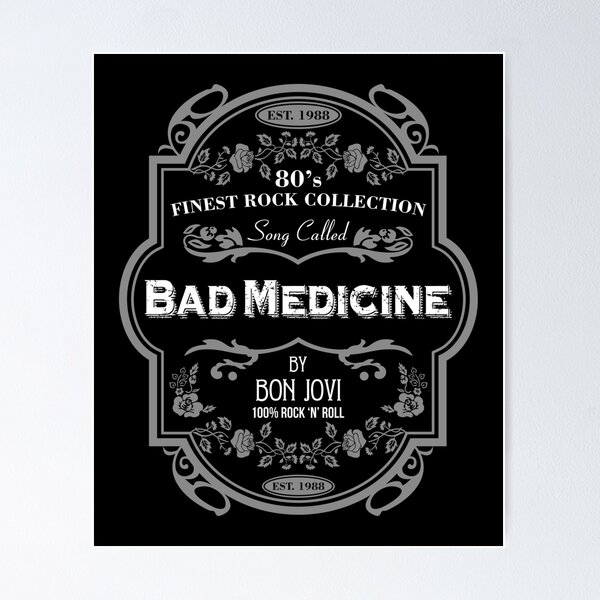 Item preview, Bad Medicine (80's Finest Rock Collection) designed and sold by helenacooper.