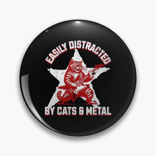 Item preview, Cats and Metal Fan Music Metalhead Heavy Rock Star Cat Funny designed and sold by AnnUWatts.