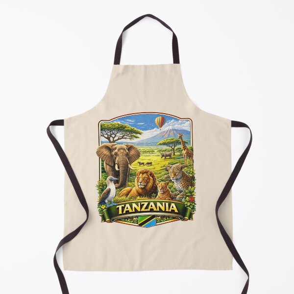 Item preview, Tanzania - Serengeti Safari Wildlife Art designed and sold by Myra365Art.