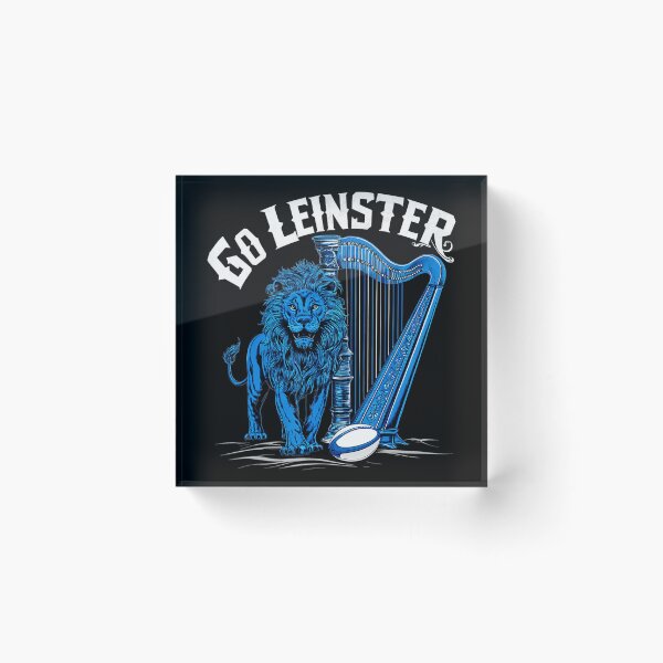 Item preview, Go Leinster Rugby Lion Harp 4 Stars Fan  designed and sold by GabrieSketcham.
