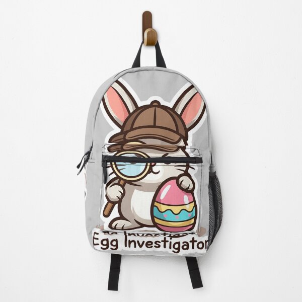 Item preview, Funny Easter Egg Investigator Bunny designed and sold by PixelVibe782.