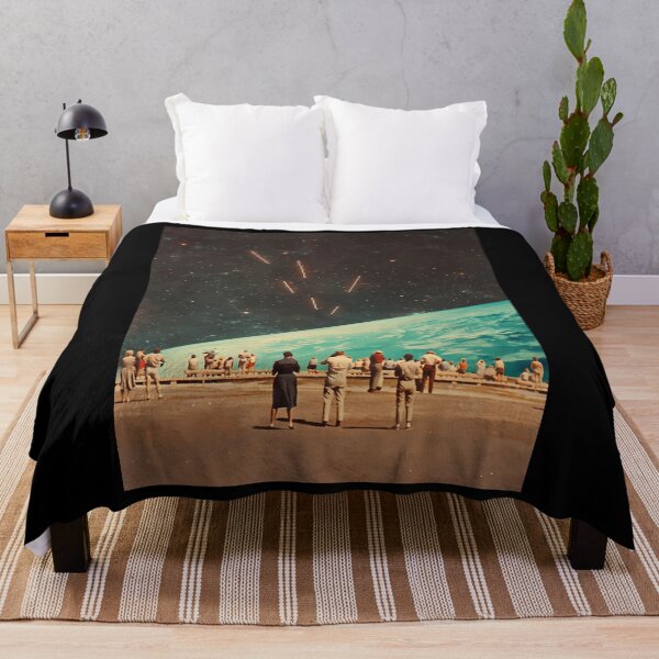 Item preview, Retro Sci Fi Cosmic Landscape Arrival designed and sold by mxelmurwemb46.
