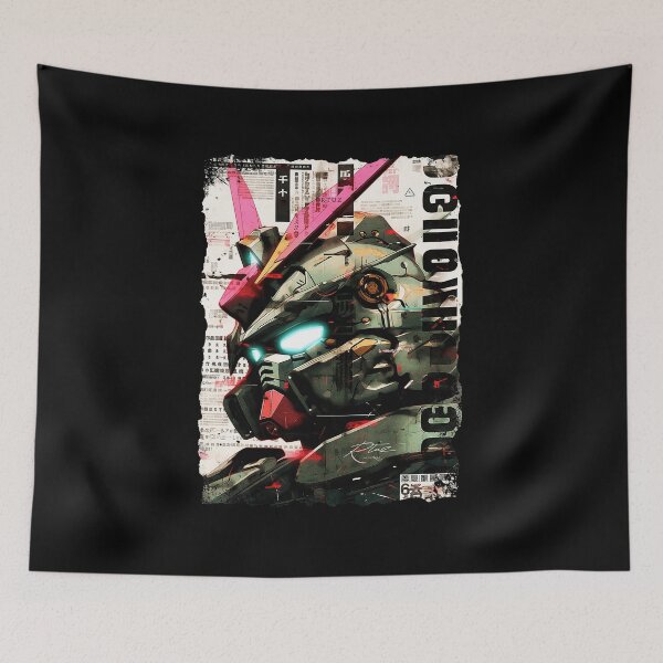 Item preview, Cyberpunk Mecha Helmet Japanese Futuristic Robot  designed and sold by titanlevi.