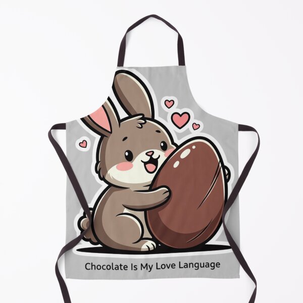 Item preview, Funny Bunny Chocolate Love designed and sold by PixelVibe782.